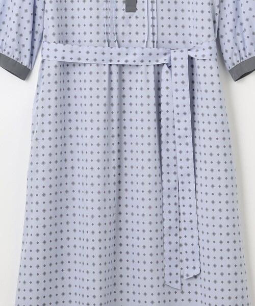 J.PRESS Ladies(J.プレス レディス)の「【洗える】ジオメトリックプリント ワンピース(ワンピース・レディース・ネイビー系5/サックスブルー系5/ホワイト系5・XS)」の10枚目の写真