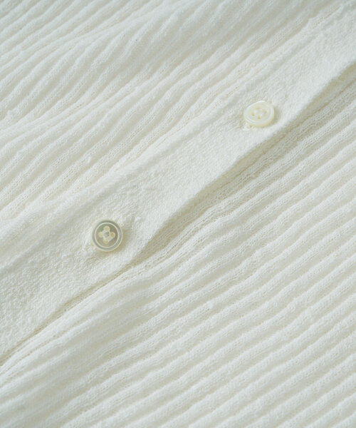 RIVE DROITE（リヴドロワ）の「【インフルエンサーSHIHOコラボ】コットンネップリブカーデ（カーディガン/ボレロ・レディース・ブラック/レモンイエロー/オフホワイト・FREE）」の8枚目の写真