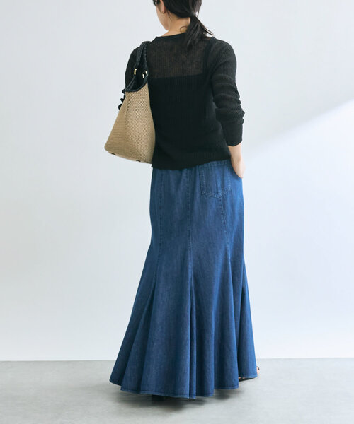 RIVE DROITE（リヴドロワ）の「【インフルエンサーSHIHOコラボ】コットンネップリブカーデ（カーディガン/ボレロ・レディース・ブラック/レモンイエロー/オフホワイト・FREE）」の12枚目の写真