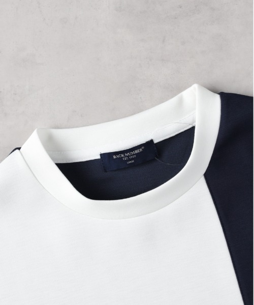 tシャツ バックネーム切替Tシャツ レディース pls-0009.jpg