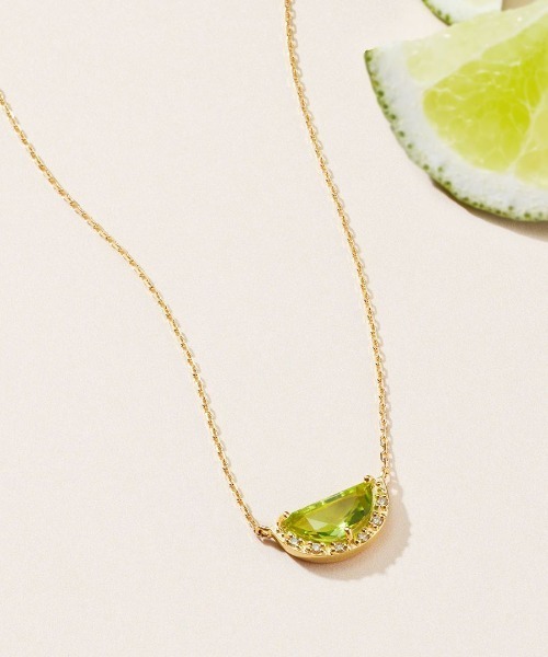 4℃(ヨンドシー)の「【8月誕生石】K10イエローゴールド ペリドット ネックレス 【Spring Collection】(ネックレス・レディース・イエローゴールド・FREE)」の9枚目の写真