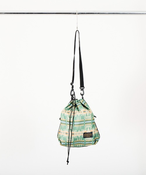 PENDLETON（ペンドルトン）の「【 PENDLETON / ペンドルトン 】ROUND DRAW POUCH M/ ラウンドドローポーチM（ショルダーバッグ・レディース・ベージュ/ブラック/オリーブ・FREE）」の3枚目の写真