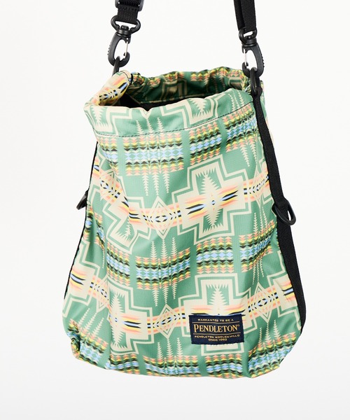 PENDLETON（ペンドルトン）の「【 PENDLETON / ペンドルトン 】ROUND DRAW POUCH M/ ラウンドドローポーチM（ショルダーバッグ・レディース・ベージュ/ブラック/オリーブ・FREE）」の10枚目の写真