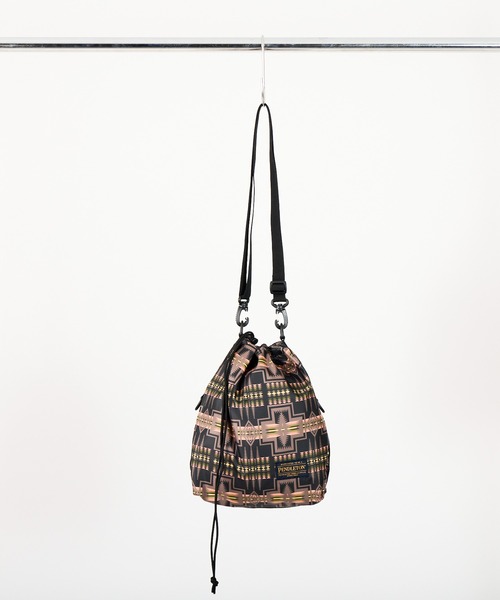 PENDLETON（ペンドルトン）の「【 PENDLETON / ペンドルトン 】ROUND DRAW POUCH M/ ラウンドドローポーチM（ショルダーバッグ・レディース・ベージュ/ブラック/オリーブ・FREE）」の12枚目の写真
