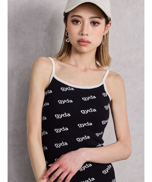 GYDA（ジェイダ）の「gyda bicolor ニットキャミワンピース（ワンピース・レディース・オフホワイト/ブラック/ベージュ・FREE）」の13枚目の写真