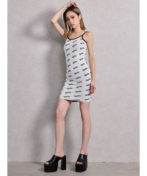 GYDA（ジェイダ）の「gyda bicolor ニットキャミワンピース（ワンピース・レディース・オフホワイト/ブラック/ベージュ・FREE）」の17枚目の写真