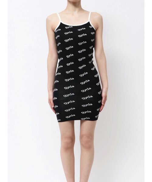 GYDA（ジェイダ）の「gyda bicolor ニットキャミワンピース（ワンピース・レディース・オフホワイト/ブラック/ベージュ・FREE）」の18枚目の写真