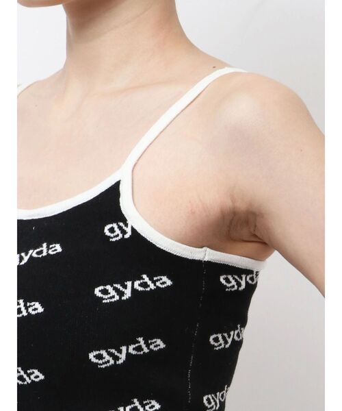 GYDA（ジェイダ）の「gyda bicolor ニットキャミワンピース（ワンピース・レディース・オフホワイト/ブラック/ベージュ・FREE）」の22枚目の写真