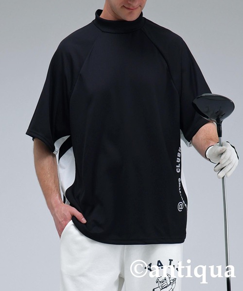 antiqua(アンティカ)の「【STCH】メッシュ切り替えトップス(Tシャツ/カットソー・レディース・ホワイト/ブラック/ブルー・ML/LXL)」の16枚目の写真