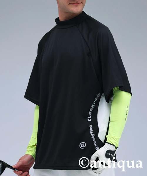 antiqua(アンティカ)の「【STCH】メッシュ切り替えトップス(Tシャツ/カットソー・レディース・ホワイト/ブラック/ブルー・ML/LXL)」の17枚目の写真