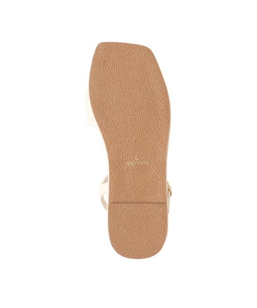 Juze(ジュゼ)の「【展開中止】フリル厚底サンダル(サンダル・レディース・ブラック/オフホワイト・L/M/S)」の5枚目の写真