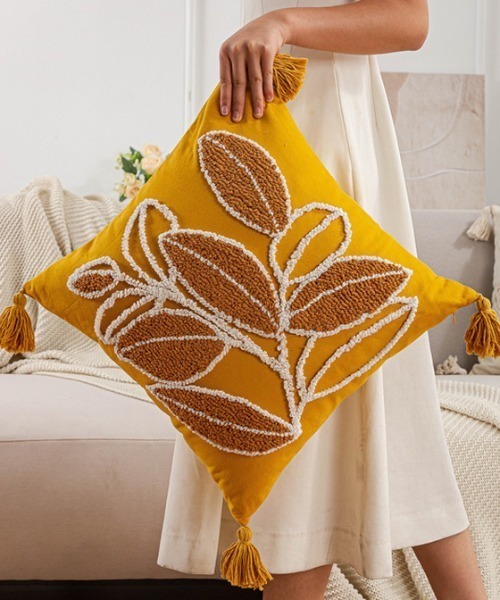 REBALANCE（リバランス）の「クッションカバー 45×45cm（クッション/クッションカバー・メンズ・A/B/C/D/E/F/G/H/I/J/K/L/M/N・ONE SIZE）」の16枚目の写真