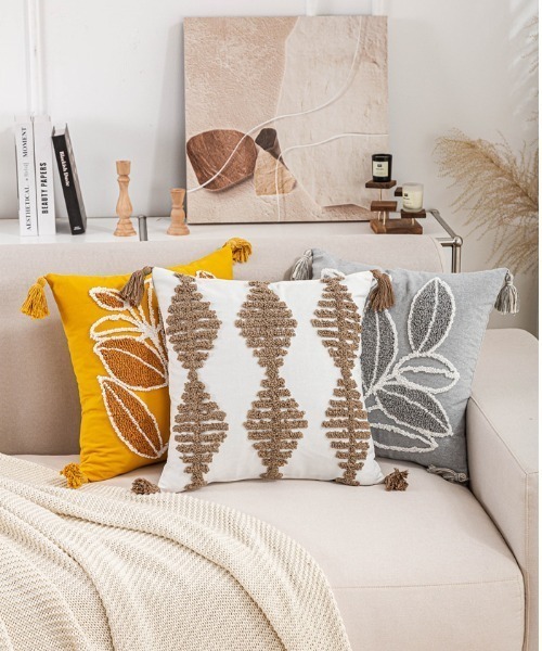 REBALANCE（リバランス）の「クッションカバー 45×45cm（クッション/クッションカバー・メンズ・A/B/C/D/E/F/G/H/I/J/K/L/M/N・ONE SIZE）」の19枚目の写真