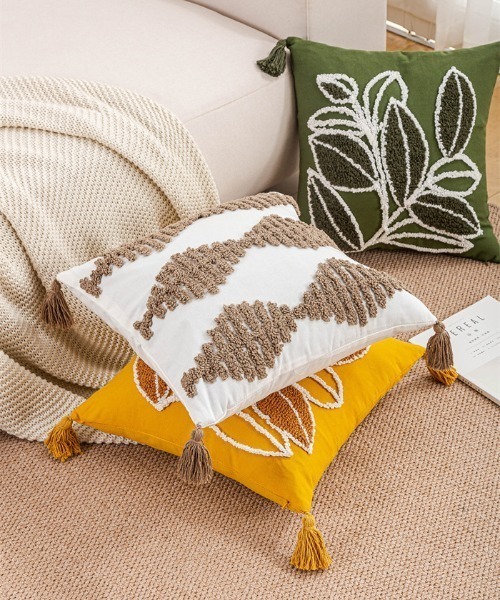 REBALANCE（リバランス）の「クッションカバー 45×45cm（クッション/クッションカバー・メンズ・A/B/C/D/E/F/G/H/I/J/K/L/M/N・ONE SIZE）」の22枚目の写真