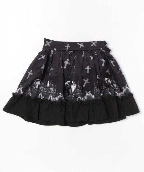 Jamie エーエヌケー（ジェイミーエーエヌケー）の「ゴシックキャッスルプリントスカート（スカート・レディース・ホワイト/ブラック・M）」の13枚目の写真