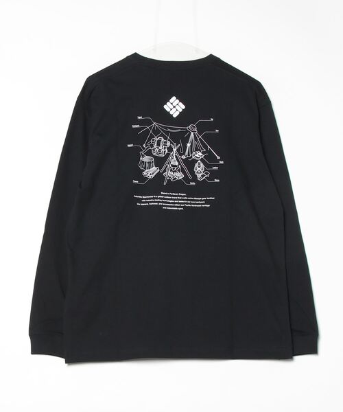 Columbia(コロンビア)の「【別注】コロンビア フタクリークグラフィックロングスリーブTシャツ 限定コラボ(Tシャツ/カットソー・メンズ・ブラック/サンドグレー/ホワイト・S/M/L/LL)」の5枚目の写真