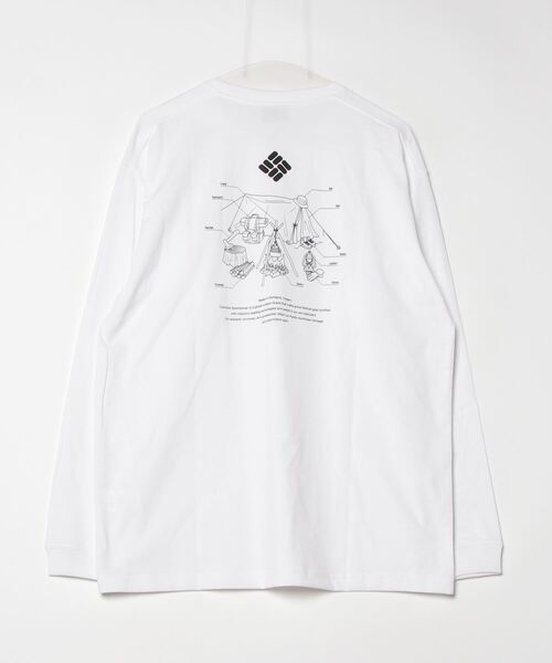 Columbia(コロンビア)の「【別注】コロンビア フタクリークグラフィックロングスリーブTシャツ 限定コラボ(Tシャツ/カットソー・メンズ・ブラック/サンドグレー/ホワイト・S/M/L/LL)」の6枚目の写真