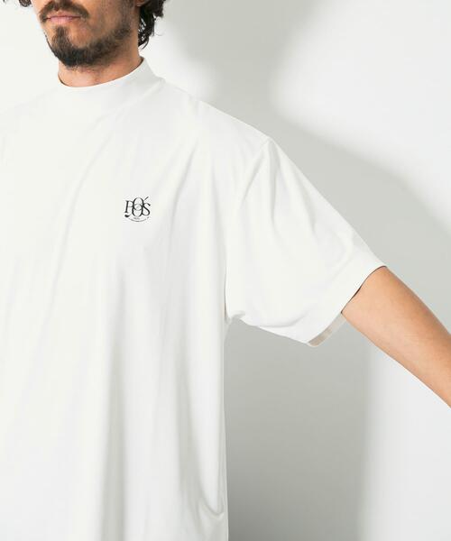 URBAN RESEARCH Sonny Label(アーバンリサーチサニーレーベル)の「OOPS遮熱UVカットモックネックTEE(Tシャツ/カットソー・メンズ・オフホワイト/ブラック/カーキ・MEDIUM/LARGE/X-LARGE)」の5枚目の写真