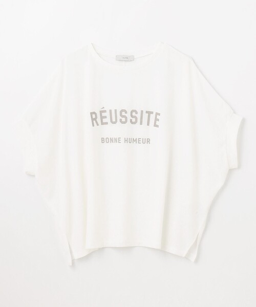 ANY(エニィ)の「シアージョーゼットボクシーロゴT(Tシャツ/カットソー・レディース・グレー系/ホワイト系・F)」の14枚目の写真