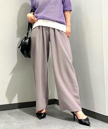 Q | ストライプパンツ(スラックス)