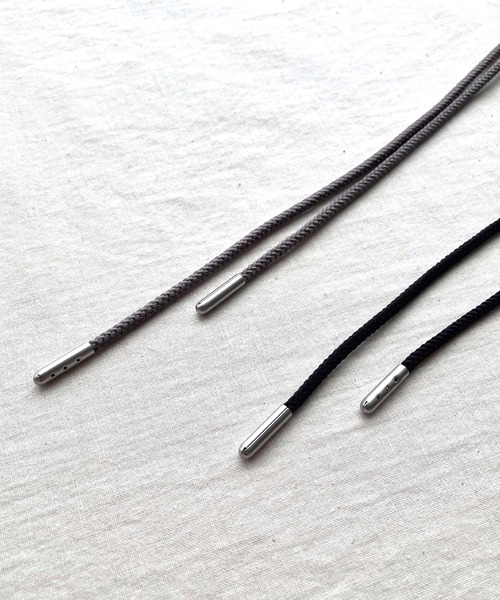 Q(キュー)の「ストライプパンツ(スラックス・レディース・ブラック/グレー・MEDIUM)」の21枚目の写真