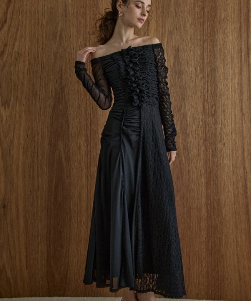 eradie エラディエ レース＆チュールワンピース