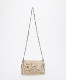 【TREASURE TOPKAPI】フラワーモチーフ チェーン ショルダーバッグ