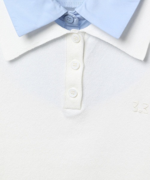 3.3 Field Trip （3.3フィールドトリップ）の「3.3 Field Trip／カラーレイヤードトップス（Tシャツ/カットソー・レディース・ネイビー/グレー/オフホワイト/ブラック・FREE）」の22枚目の写真