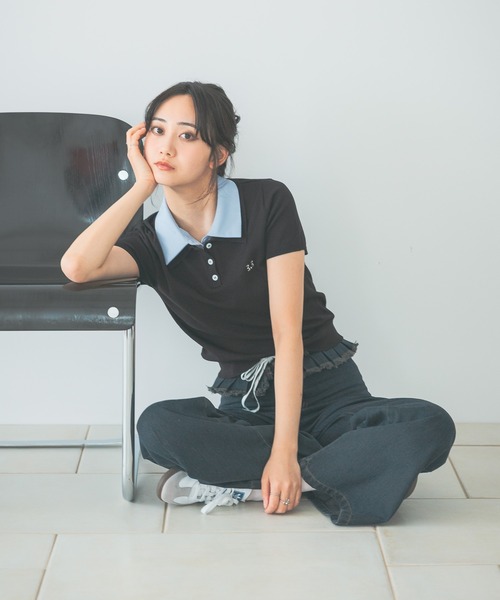 tシャツ 3.3 Field Trip／カラーレイヤードトップス レディース 3.3 FIELD TRIP tシャツ Field Trip／カラーレイヤードトップス
