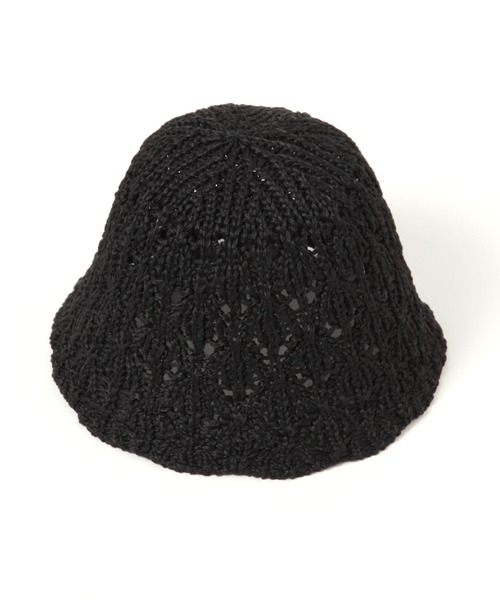 LAKOLE(ラコレ)の「シェル編みスカラップハット / 450145(ハット・レディース・オフホワイト/ブラック/オレンジ系その他6・FREE)」の22枚目の写真