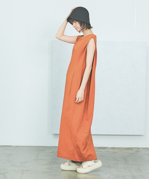 LAKOLE(ラコレ)の「シェル編みスカラップハット / 450145(ハット・レディース・オフホワイト/ブラック/オレンジ系その他6・FREE)」の18枚目の写真