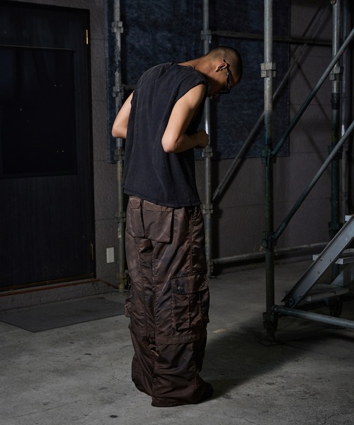 ANDER HUNK(アンダーハンク)の「2way Breached Nylon Cargo Pants / 2wayブリーチナイロンカーゴパンツ(カーゴパンツ・メンズ・グレー/ブラウン・SMALL/MEDIUM/LARGE)」の17枚目の写真