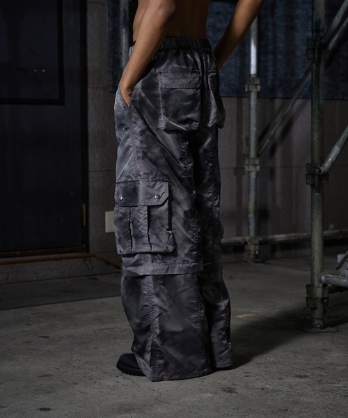 セール】2way Breached Nylon Cargo Pants / 2wayブリーチ