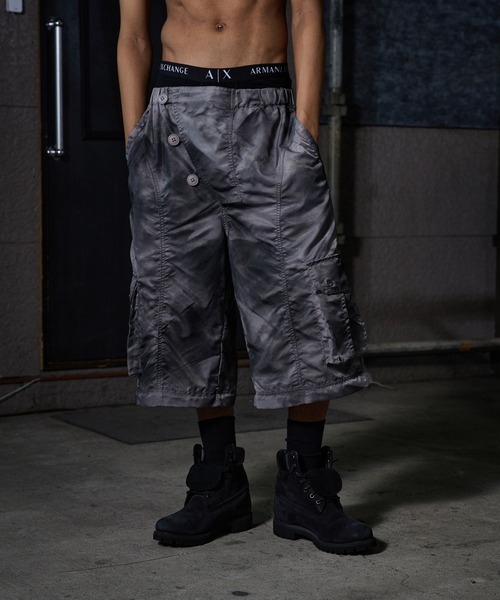 ANDER HUNK(アンダーハンク)の「2way Breached Nylon Cargo Pants / 2wayブリーチナイロンカーゴパンツ(カーゴパンツ・メンズ・グレー/ブラウン・SMALL/MEDIUM/LARGE)」の4枚目の写真