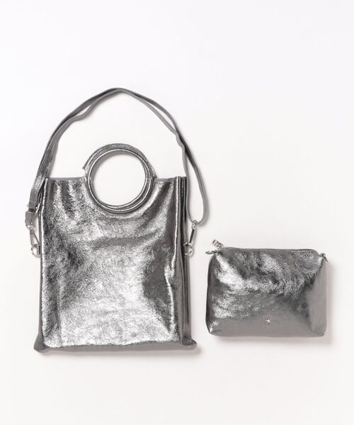 Scrap Book（スクラップブック）の「【MY BEST BAG × Scrap Book】リングスターバッグ（ショルダーバッグ・レディース・シルバー/ゴールド系その他2/ブラック/ホワイト/ゴールド系その他/シルバー系その他・FREE）」の4枚目の写真
