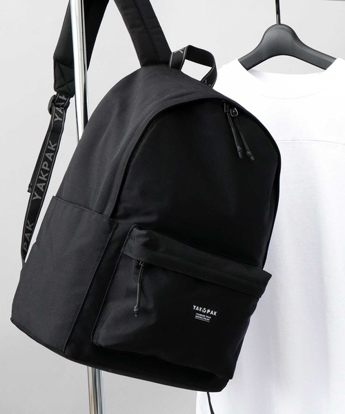YAKPAK（ヤックパック）の「大容量 シンプル デイパック A4・B4・PC収納対応（バックパック/リュック・メンズ・ブラック・FREE）」の6枚目の写真