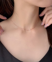 Ada.（エイダ）の「ミニマル ストーン ディップ ネックレス（ネックレス）」