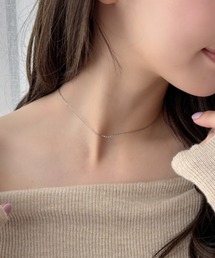 Ada.（エイダ）の「ミニマル ストーン ディップ ネックレス（ネックレス）」