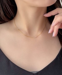 Ada.（エイダ）の「ミニマル ストーン ディップ ネックレス（ネックレス）」