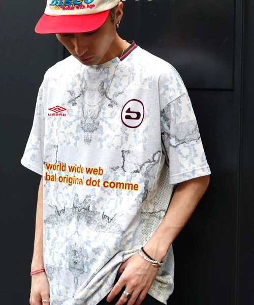 24ss BAL UMBRO SOCCER JERSEY ゲームシャツ　XL バル アンブロ BAL×UMBRO 23SS BAL／UMBRO SOCCER JERSEY