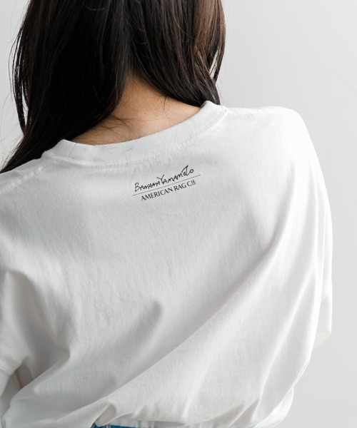 AMERICAN RAG CIE(アメリカンラグシー)の「【MEN , WOMEN】for BAYFLOW BANANA YAMAMOTO TEE 1(Tシャツ/カットソー・メンズ・ブラック/ホワイト・L/M)」の13枚目の写真