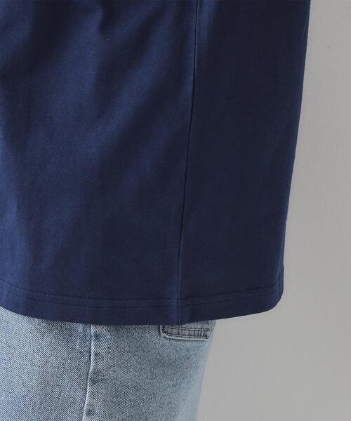 OPAQUE.CLIP(オペークドットクリップ)の「カラーロゴTシャツ【洗濯機洗い可】(Tシャツ/カットソー・レディース・ネイビー/ダークブラウン/ホワイト・00)」の21枚目の写真