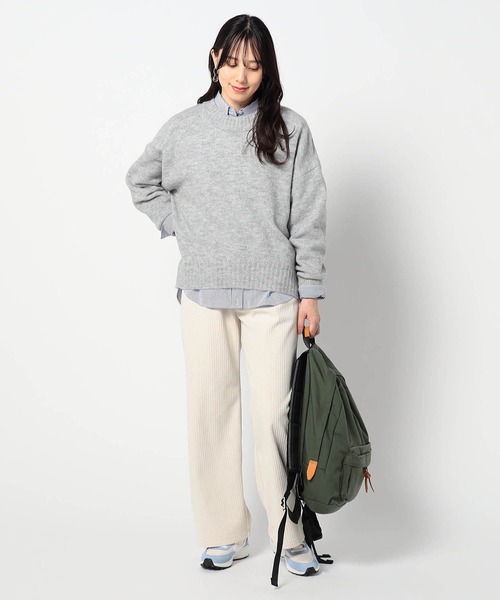 Grand PARK（グランドパーク）の「ショートクルーネックニット（ニット/セーター・レディース・グリーン/ライトグリーン/グレー/ピンク・FREE）」の6枚目の写真