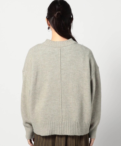 Grand PARK（グランドパーク）の「ショートクルーネックニット（ニット/セーター・レディース・グリーン/ライトグリーン/グレー/ピンク・FREE）」の10枚目の写真