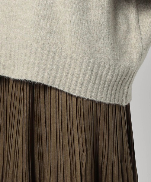 Grand PARK（グランドパーク）の「ショートクルーネックニット（ニット/セーター・レディース・グリーン/ライトグリーン/グレー/ピンク・FREE）」の13枚目の写真