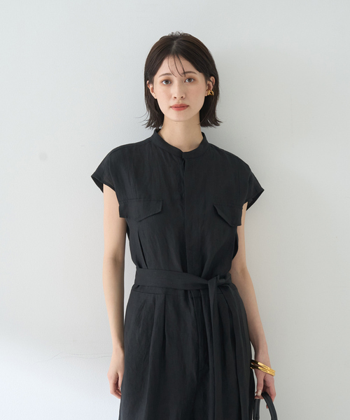 美品 ティッカ コンビネゾン 24SS セール】【TICCA/ティッカ】 リネンコンビネゾン（つなぎ