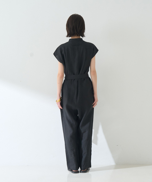 TICCA 麻　リネン100% コンビネゾン セール】【TICCA/ティッカ】 リネンコンビネゾン（つなぎ