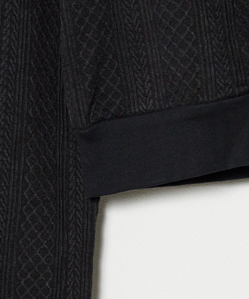 ROOPTOKYO(ループトウキョウ)の「POLO KNIT /長袖ニットポロ ショート丈 ワンポイント刺繍(ポロシャツ・レディース・ネイビー/ブラック/クリーム・S/M)」の21枚目の写真