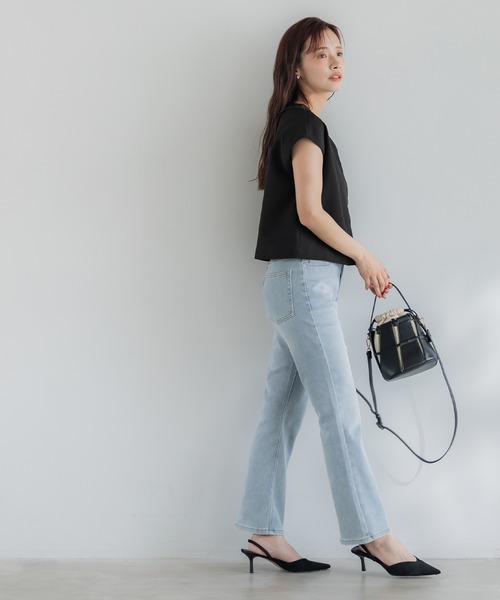 coca（coca）（コカ）の「フレンチスリーブジレ（ベスト・レディース・アイボリー/ブラック・L/M）」の11枚目の写真