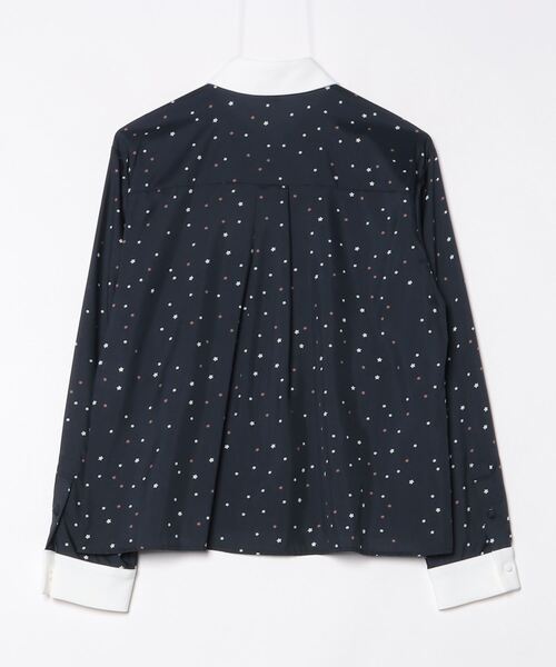 DOUBLE STANDARD CLOTHING（ダブルスタンダードクロージング）の「ポリエステルサテン 星柄シャツ（シャツ/ブラウス・レディース・ネイビー・38/36）」の13枚目の写真